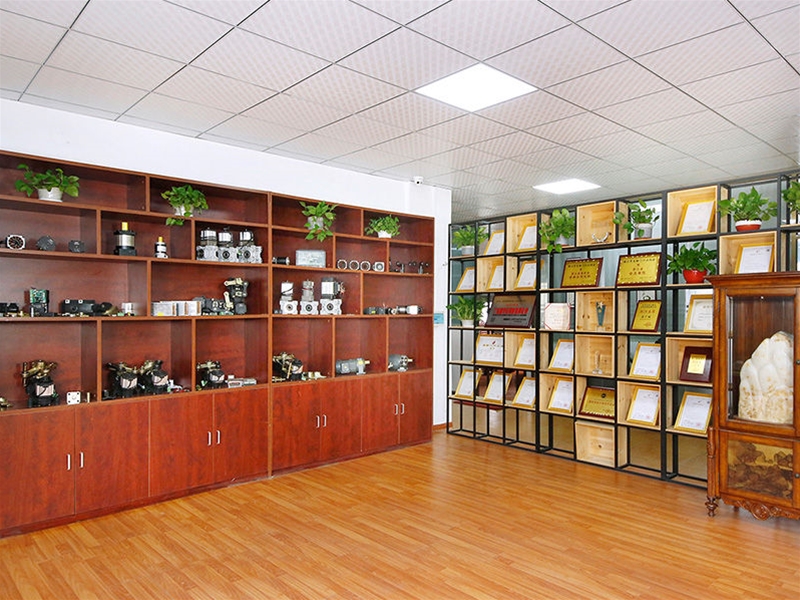 榮譽墻與樣品展示區